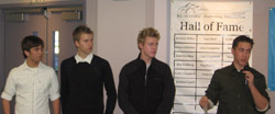 athenian school students